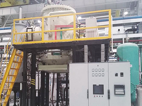 Vertical high vacuum brazing furnace